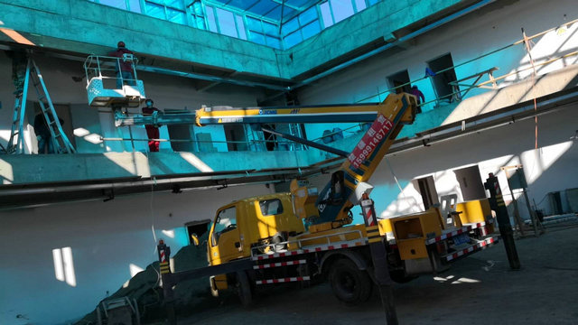 新疆高空車(chē)出租案例